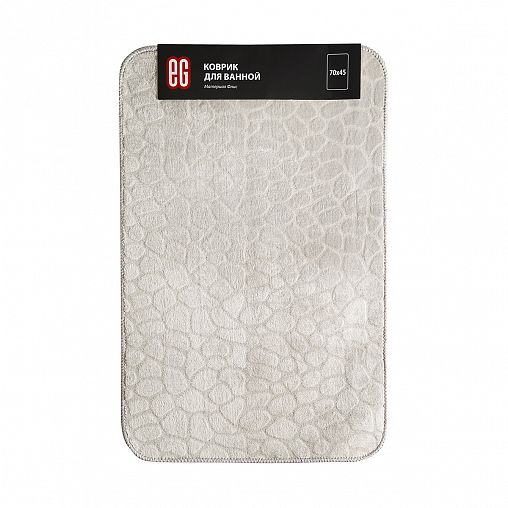 Коврик для ванной EG Камни, флис, 70 x 45 см фото