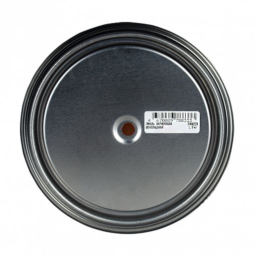 Эмаль акриловая Panzer, полуглянцевая, 1,9 кг, шоколадная фото