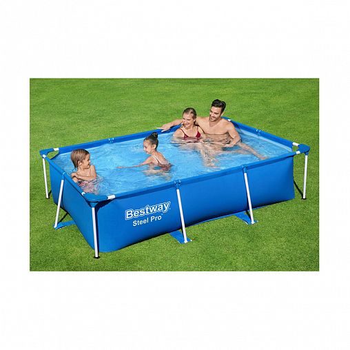 Бассейн каркасный Bestway Steel Pro, 259 x 170 x 61 см, 2300 л фото