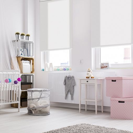 Рулонная штора Decofest Апилера снежный серый, 140 x 175 см фото