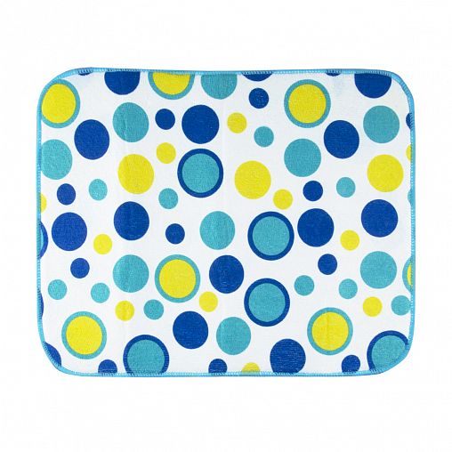 Коврик для сушки посуды Рыжий кот, 45 x 35 см, микрофибра фото