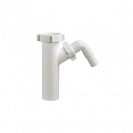 Патрубок с отводом для стиральной машины Orio, 1 1/2" x 40 мм фото