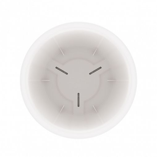 Горшок для цветов Альтернатива Афина, с поддоном, 3 л, белый фото