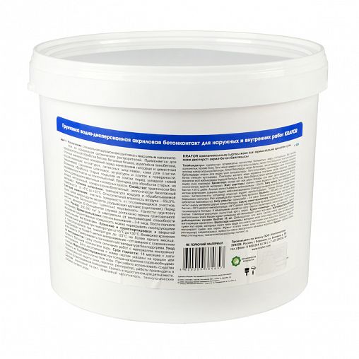 Грунтовка бетон-контакт Krafor, 6 кг фото