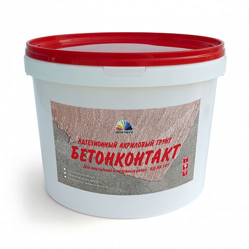 Грунтовка адгезионная бетон-контакт Магия Радуги ВД-АК-101, 12 кг фото