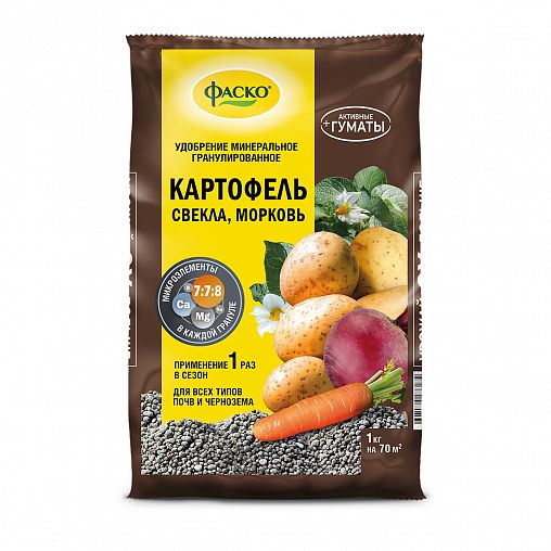Удобрение гранулированное Фаско 5М Картофель, 1 кг фото