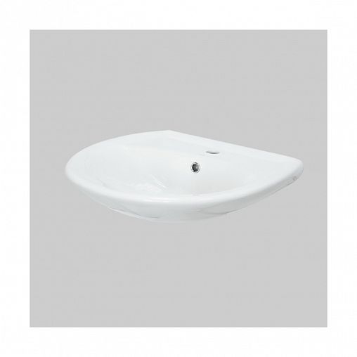 Раковина Sanita Аттика 55 ВКС, 54 x 47 x 18,5 см, белая фото