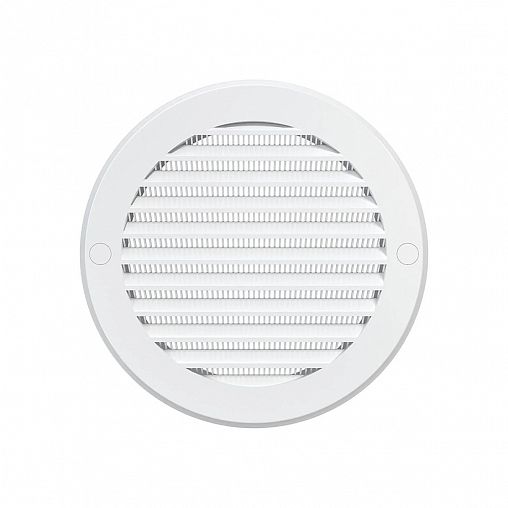 Решетка вентиляционная Era 12РКС, пластиковая, с сеткой, с фланцем D 125 мм, D 161 мм фото