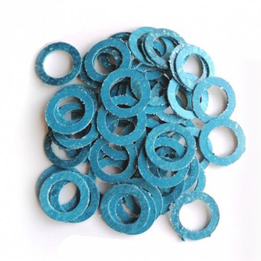 Прокладка для воды MasterProf, паронитовая, безасбестовая, 3/4", синяя, 50 шт фото