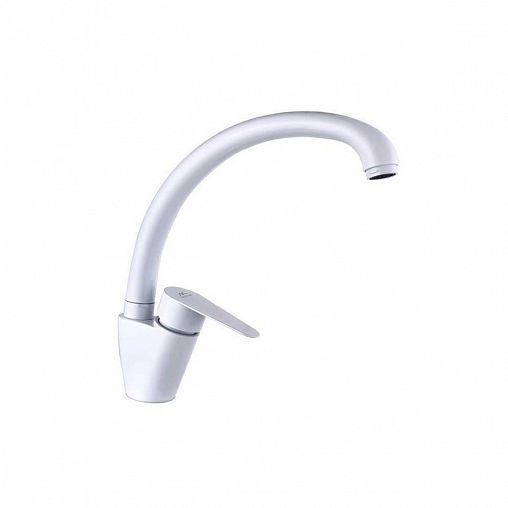 Смеситель для кухни Fashun A54113-8, белый фото