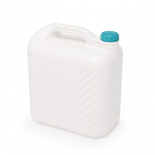 Канистра Альтернатива Гарант, 20 л, белая. фото
