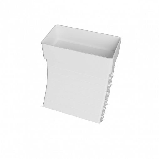 Колено вертикальное Era 612KRPV, пластик, разноугловое, 60 x 120 мм фото