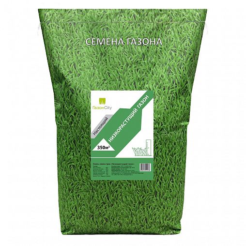 Семена газона ГазонCity Настоящий Низкорастущий, 10 кг фото