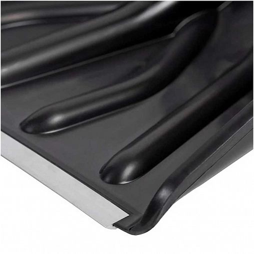 Лопата для уборки снега без черенка Cycle Купец Standart, с металлической планкой, 410 x 460 мм фото