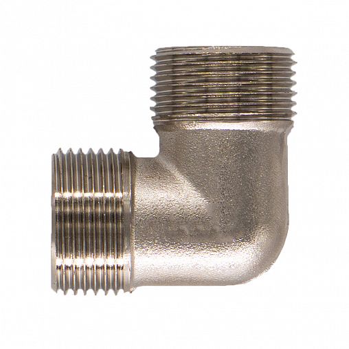 Уголок СТМ CRLM0001, 1", наружная/наружная резьба, латунь фото