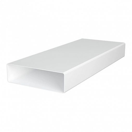 Воздуховод прямоугольный жесткий Era 620ВП, ПВХ, 60 x 204 мм, 0,5 м фото