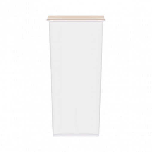 Контейнер пищевой Альтернатива Лайт, пластиковый, 3 л, бежевый фото