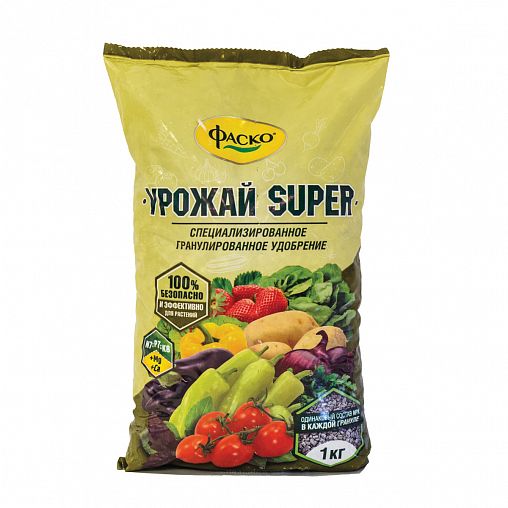 Удобрение гранулированное Фаско 5М Урожай Супер, 1 кг фото
