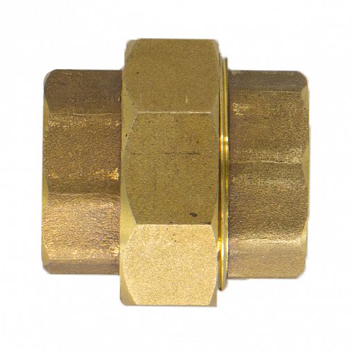 Муфта разъемная с накидной гайкой СТМ CRSAF034, 3/4", внутренняя/внутренняя резьба, латунь фото