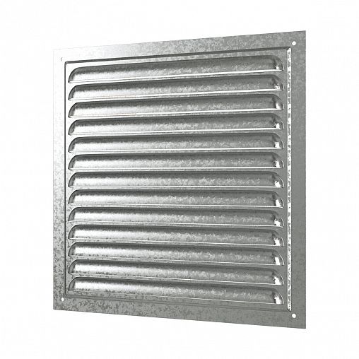 Решетка вентиляционная вытяжная Era 1515МЦ, стальная, с оцинкованным покрытием, 150 x 150 мм фото