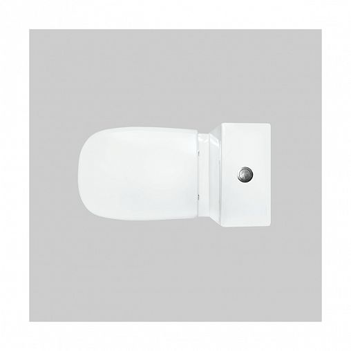 Унитаз напольный ободковый Sanita Luxe Quadro Slim, 64 x 35,3 x 82,5 см, белый фото