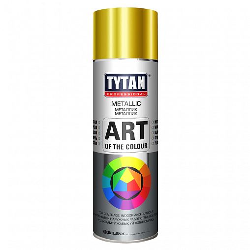 Аэрозольная краска Tytan Professional Art of the color, глянцевая, 400 мл, RAL 270M, золото фото