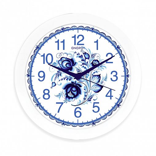 Часы настенные кварцевые Energy ЕС-102, гжель фото