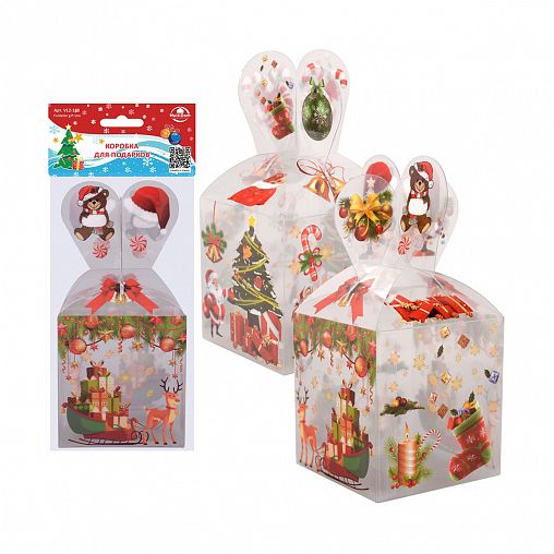 Коробка подарочная Мультидом VL2-188, 9 x 9 x 18 см фото