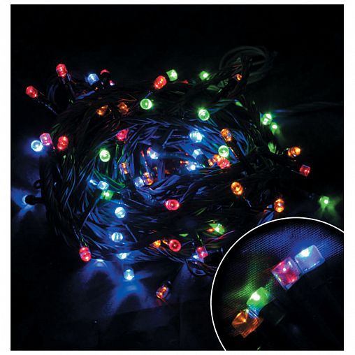 Гирлянда светодиодная Волшебная страна 5 м, многоцветная, 8 режимов фото