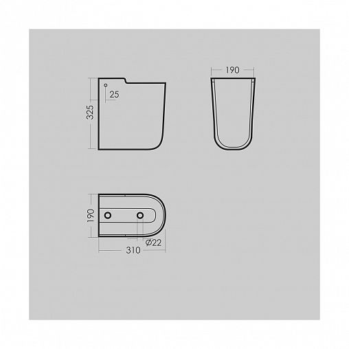 Раковина Sanita Luxe Best 55 ВКС, 55,5 x 44,5 x 17,5 см, белая фото