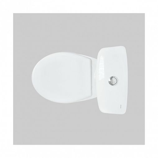 Унитаз напольный ободковый Sanita Эталон Стандарт, 61,5 x 36 x 79 см, белый фото