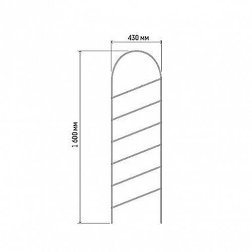 Шпалера ЛДН Линия, 1,6 x 0,43 м фото