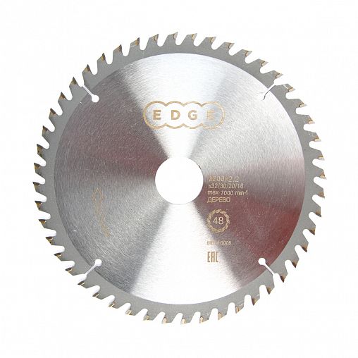 Диск пильный по дереву Edge By Patriot, 48 T, 200 x 32/30/20/16 мм фото