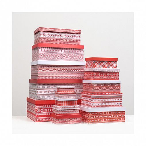 Коробки подарочные Upak Land Скандинавия, набор 15 шт фото