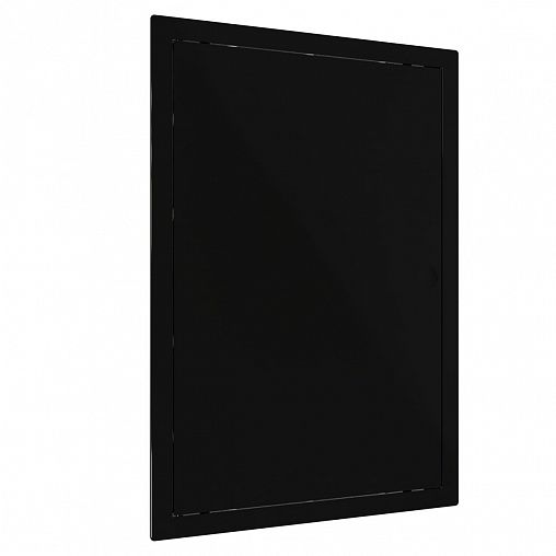 Люк-дверца ревизионная Evecs L2030N black, нажимная, с фланцем 200 x 300 мм, 223 x 323 мм фото
