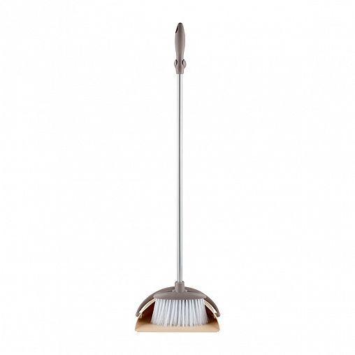 Комплект для уборки Рыжий кот Broom, складной совок и щетка для пола фото