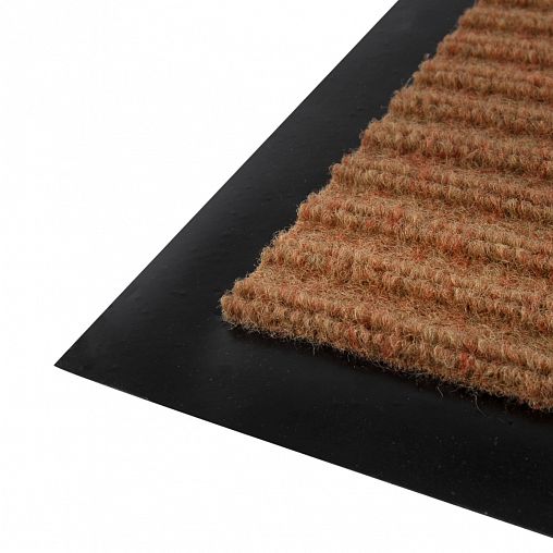 Коврик придверный SunStep Ребристый, влаговпитывающий, 50 x 80 см, бежевый фото