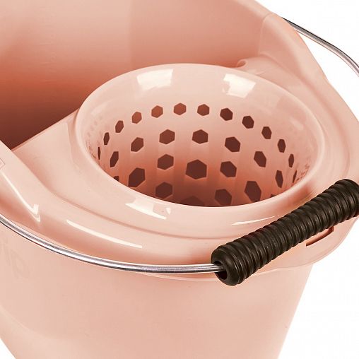 Ведро Моп с отжимом Spin&Clean Vogue, 12 л, бежевое фото