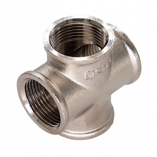 Крестовина СТМ CRKF0034, 3/4", внутренняя резьба, латунь фото