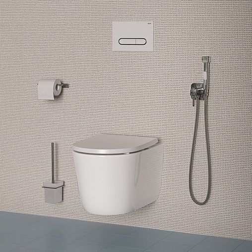 Встраиваемый гигиенический душ со смесителем IDDIS Axes 004SBS0i08, хром фото