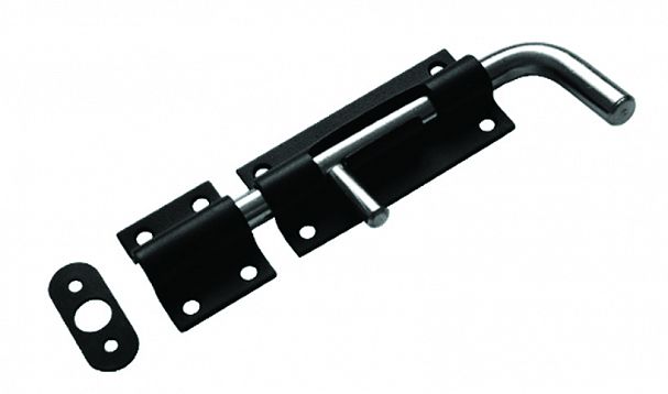 Засов гаражный Домарт ЗГ-200, черный фото