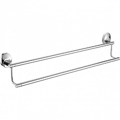 Полотенцедержатель Fashun A1609, двойной, хром фото