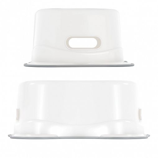 Табурет-подставка детский Plast Land, 38 х 27,5 х 14 см, белый фото