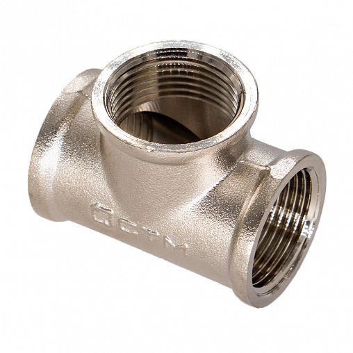 Тройник СТМ CRTF0114, 1 - 1/4", внутренняя резьба, латунь фото