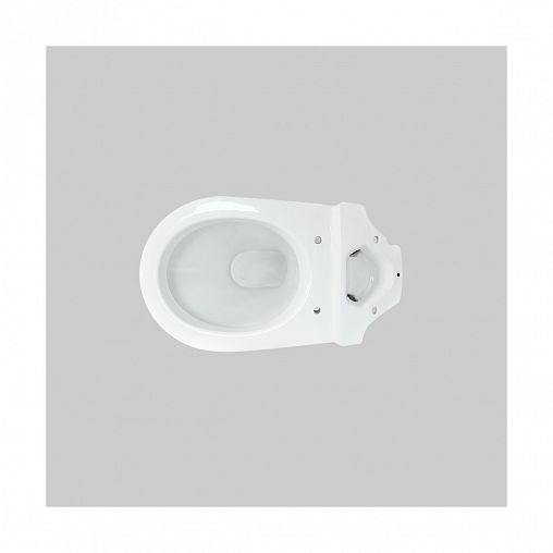 Унитаз напольный ободковый Sanita Кама Стандарт, 65 x 35 x 81 см, белый фото