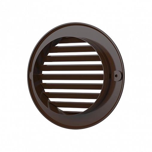 Решетка вентиляционная Era 10РКН кор, пластиковая, с фланцем D 100 мм, D 136 мм фото