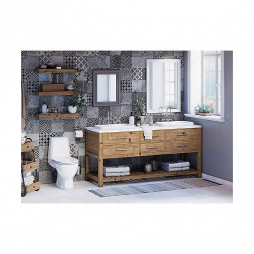 Унитаз напольный ободковый Sanita Luxe Max Comfort, 62 x 34 x 75,7 см, белый фото