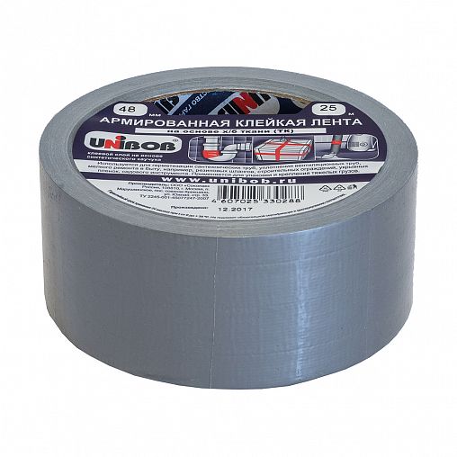 Армированная клейкая лента Unibob, 48 мм x 25 м фото