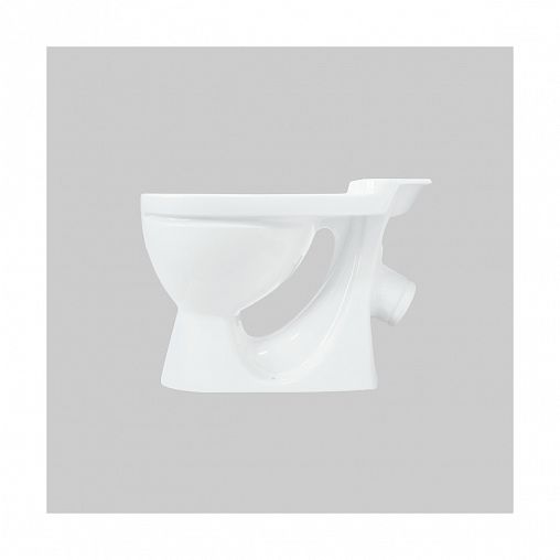 Унитаз напольный ободковый Sanita Идеал Комфорт, 61,8 x 34 x 77 см, белый фото