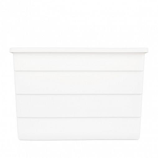 Кашпо Альтернатива Жемчужина, на перила, 29,5 x 28,5 x 20 см, белое фото